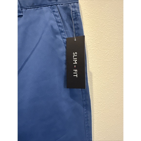 New Tommy Hilfiger Boy's Slim Size 16 Blue 100% Cotton Pants/Jeans Retail $44 - Picture 2 of 11